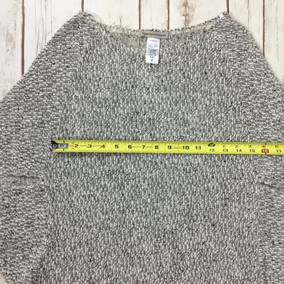 Foreign Exchange Heathered Grey Bat Wing Top - Picture 5 of 6